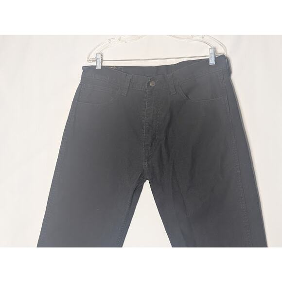 LEVI STRAUSS black workwear fit Mens Size W 36 L 34 Goth Grunge Punk Rock - Picture 2 of 8